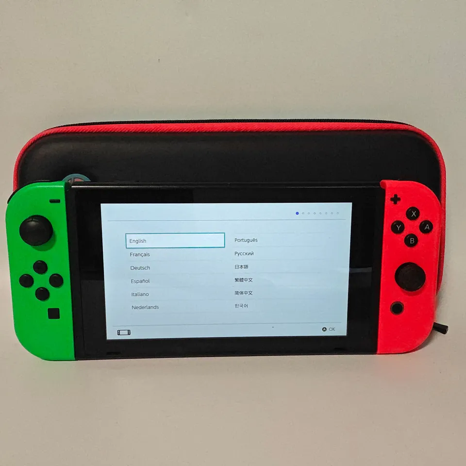 NINTENDO SWITCH HANDHELD CONSOLE WITH CARRY CASE - HAC-001