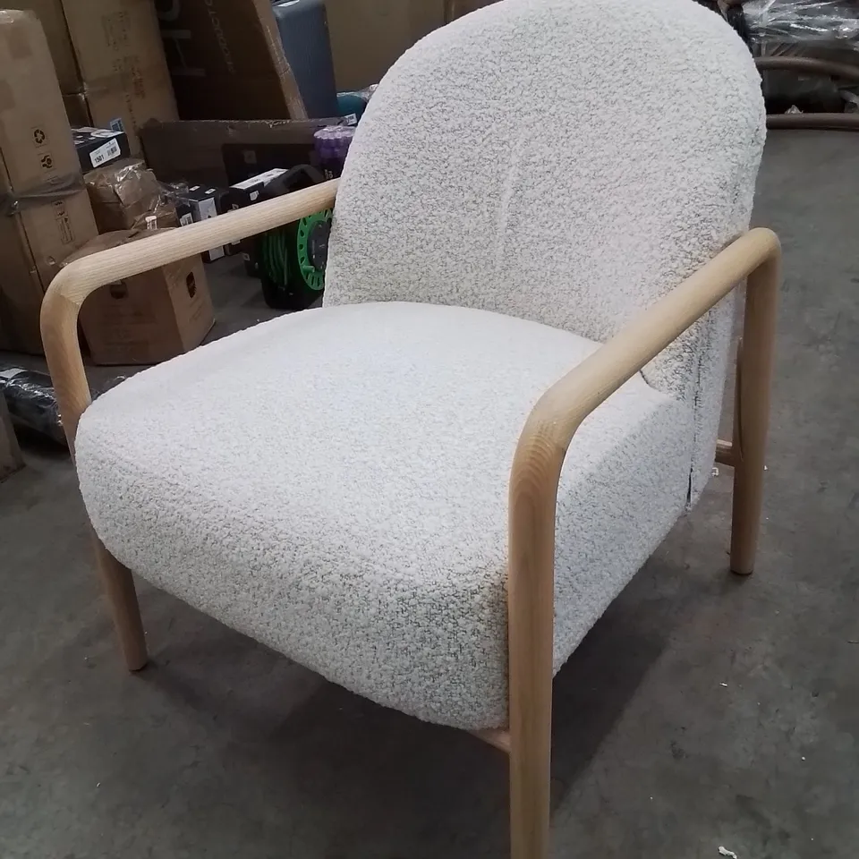 STYLISH RETRO FABRIC UPHOLSTERED SIDE/OFFICE CHAIR
