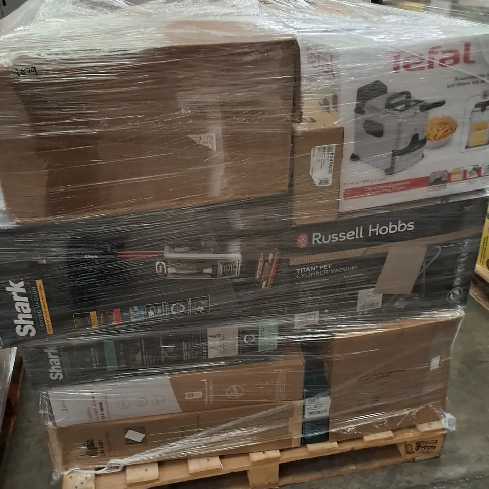 PALLET OF APPROXIMATELY 27 UNPROCESSED RAW RETURN HOUSEHOLD AND ELECTRICAL GOODS TO INCLUDE;
