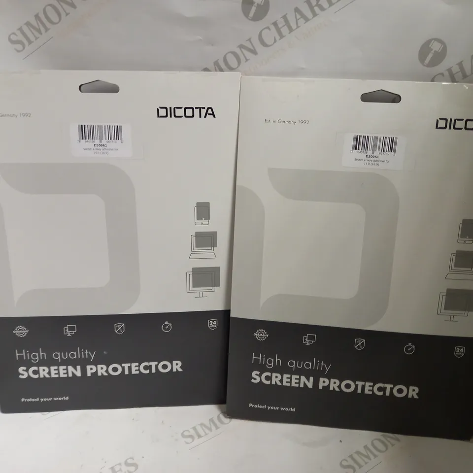 APPROXIMATELY 80 DICOTA SECRET 2 WAY ADHESIVE SCREEN PROTECTORS