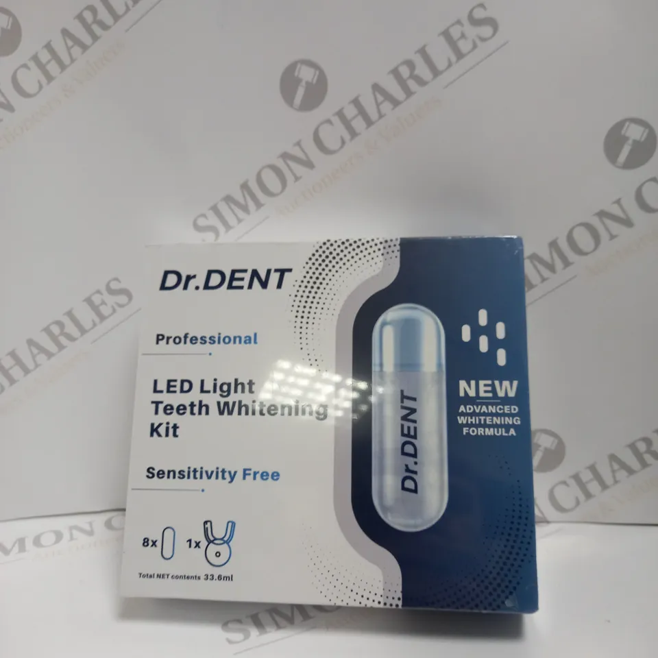 SEALED AND BOXED DR.DENT LED LIGHT TEETH WHITENING KIT 