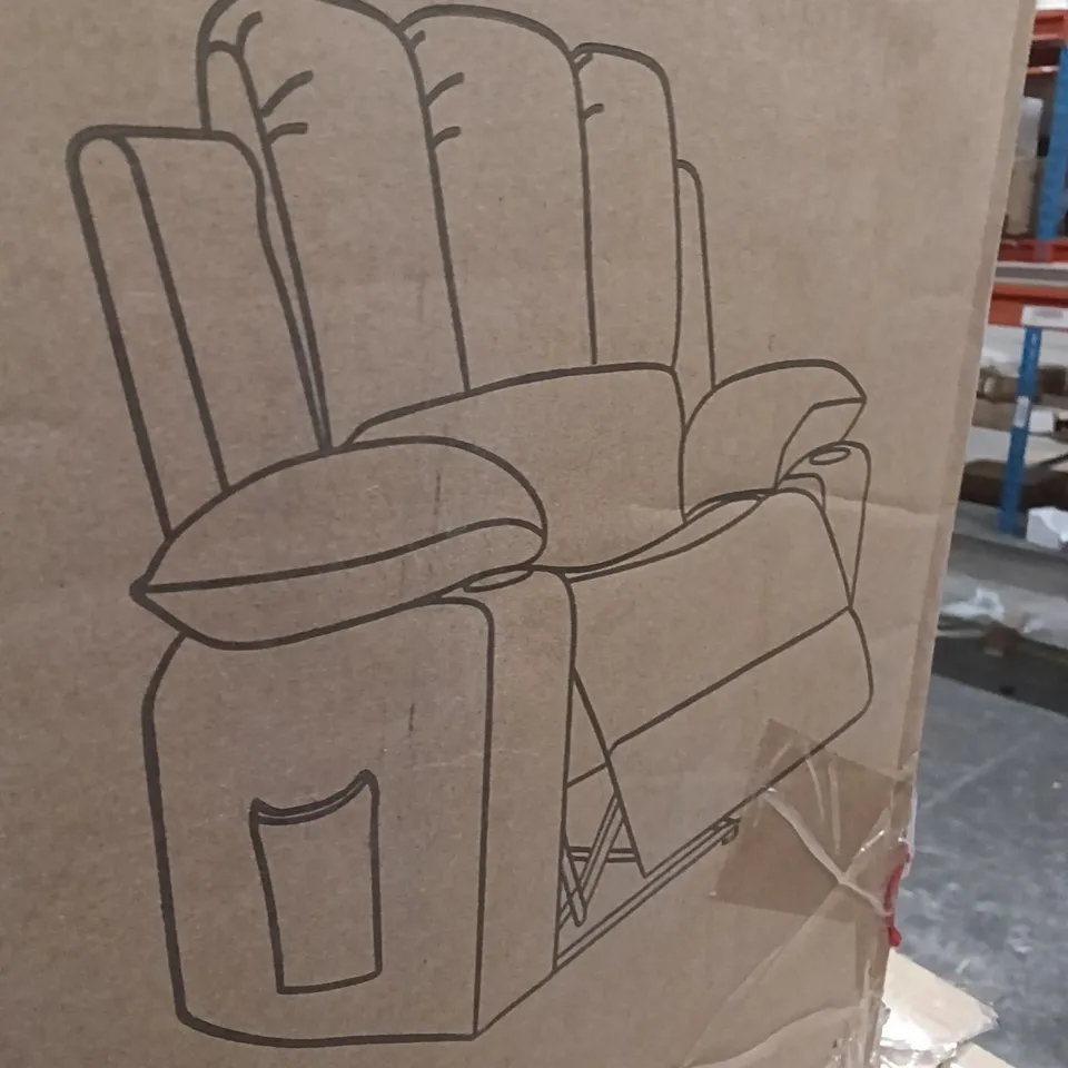 BOXED RECLING CHAIR - GREY (1 BOX)