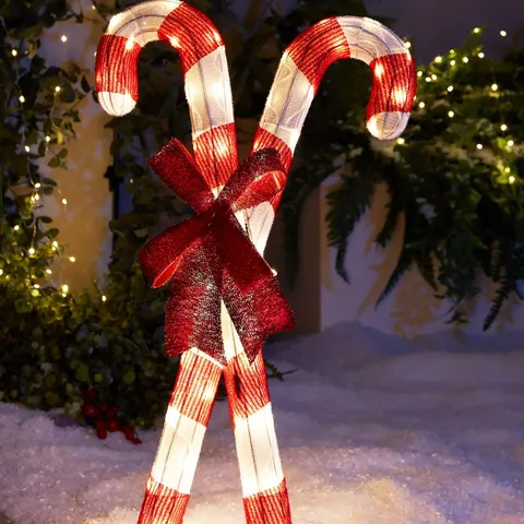 CANDY CANES OUTDOOR LIGHT 