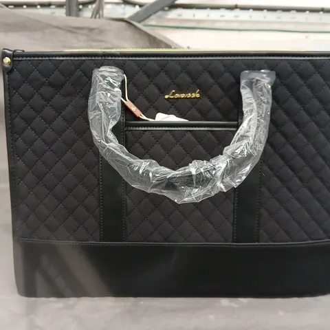 LOVELOOK BLACK STRAPPED HANDBAG
