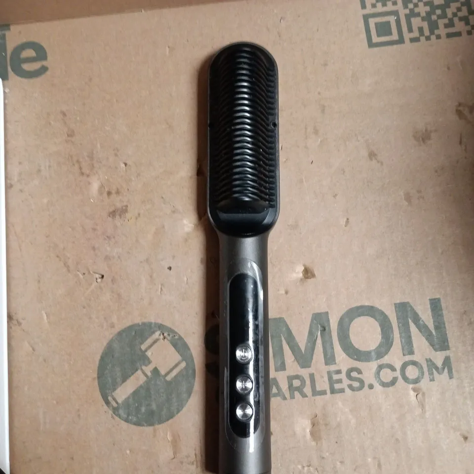 TYMO HAIR STRAIGHTENER - RING PLUS IONIC HAIR STRAIGHTENING COMB - BOXED