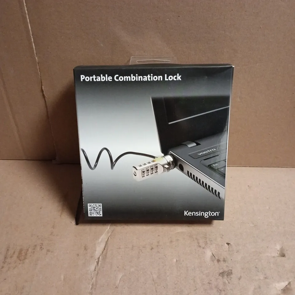 4 X KENSINGTON PORTABLE COMBINATION LOCK BOXED