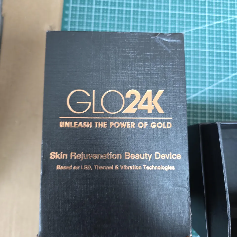 GLO24K SKIN REJUVENATION BEAUTY DEVICE – LED, THERMAL & VIBRATION TECHNOLOGY