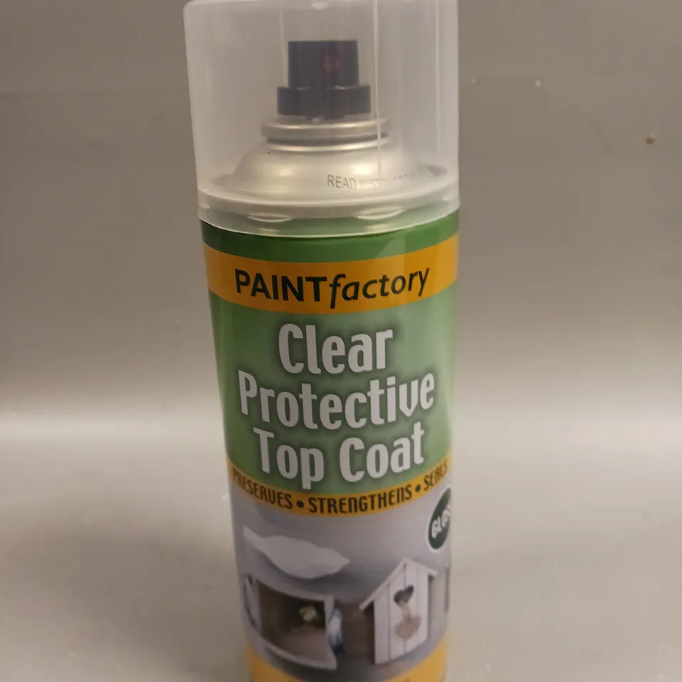12 X PAINT FACTORY CLEAR PROTECTIVE TOP COAT GLOSS - COLLECTION ONLY 