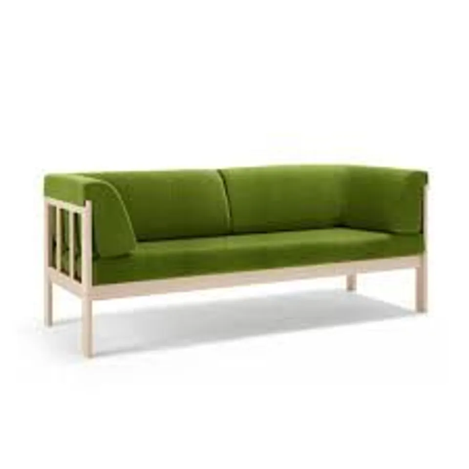 3-SEATER SOFA KIM MEDLEY FABRIC, LIME GREEN RRP £1499