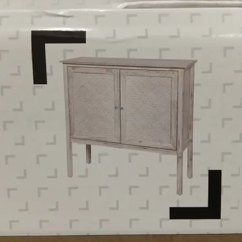 BOXED PINILLA FRENCH CHIC SIDEBOARD - WHITE WASHED ACACIA 