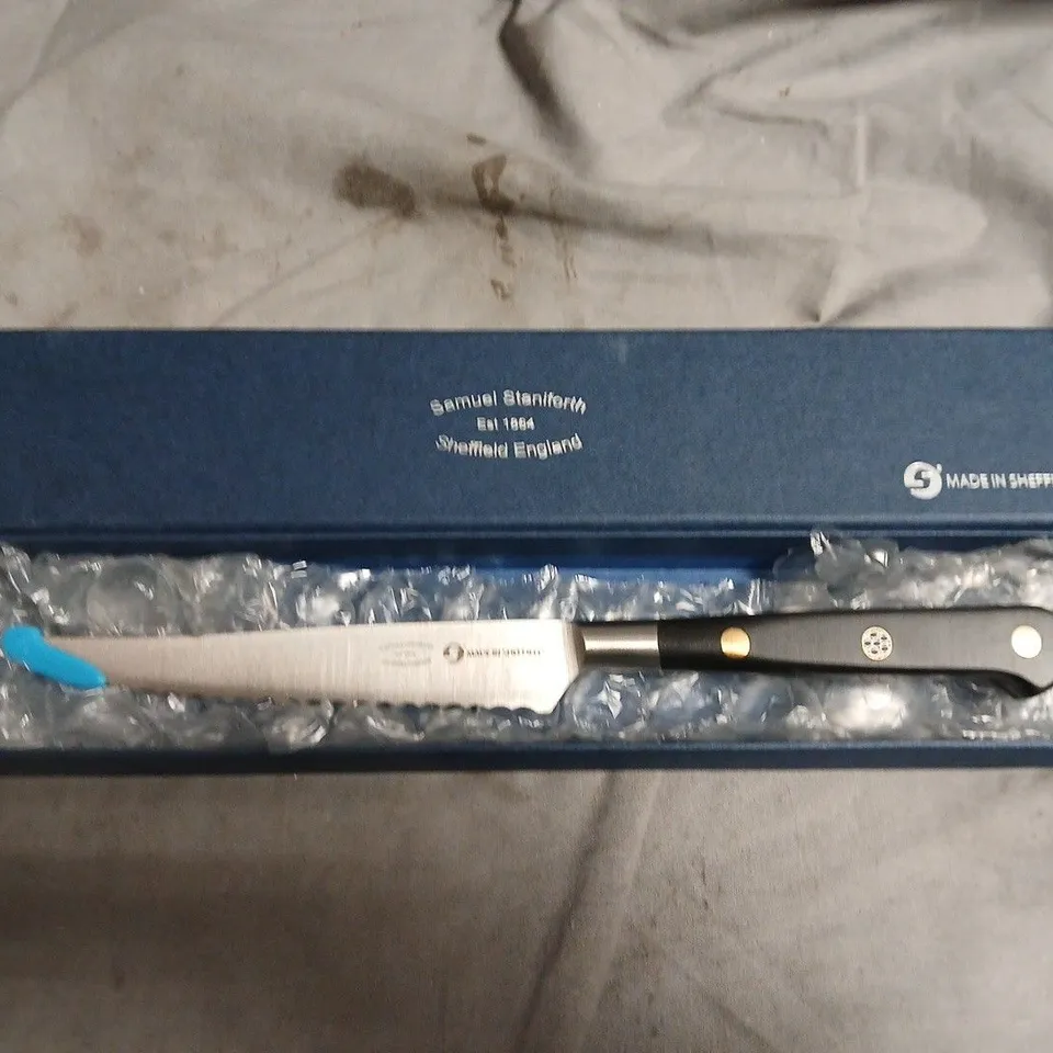 SAMUEL STANIFORTH SHEFFIELD KITCHEN KNIFE – BOXED