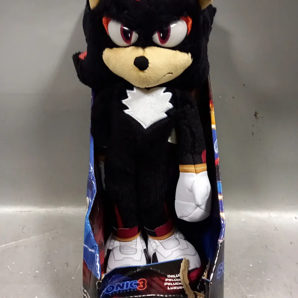 SONIC 3 MOVIE 13 INCH PLUSH SHADOW RRP £23.99