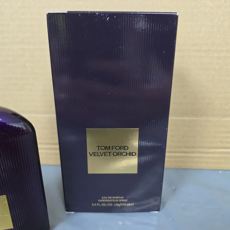 TOM FORD VELVET ORCHID EAU DE PARFUM 100 ML – PURPLE RIBBED BOTTLE (BOXED)