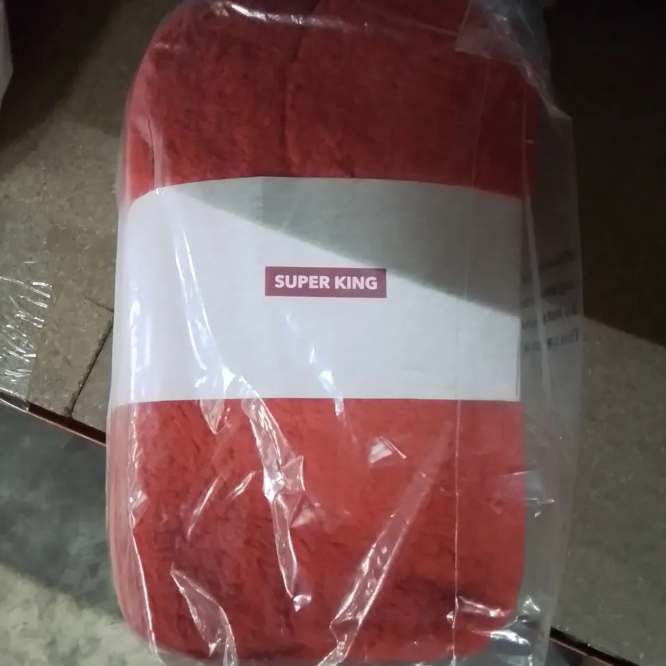 BAGGED QUALITY SUPER SNUGGLY TEDDY FLEECE FITTED SHEET TO FIT SUPER KING MATTRESS 