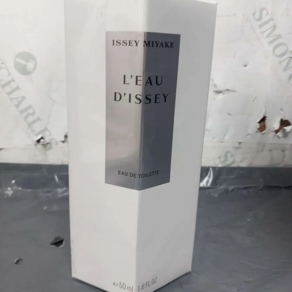 BOXED AND SEALED ISSEY MIYAKE L'EAU D ISSY EAU DE TOILETTE SPRAY 50ML