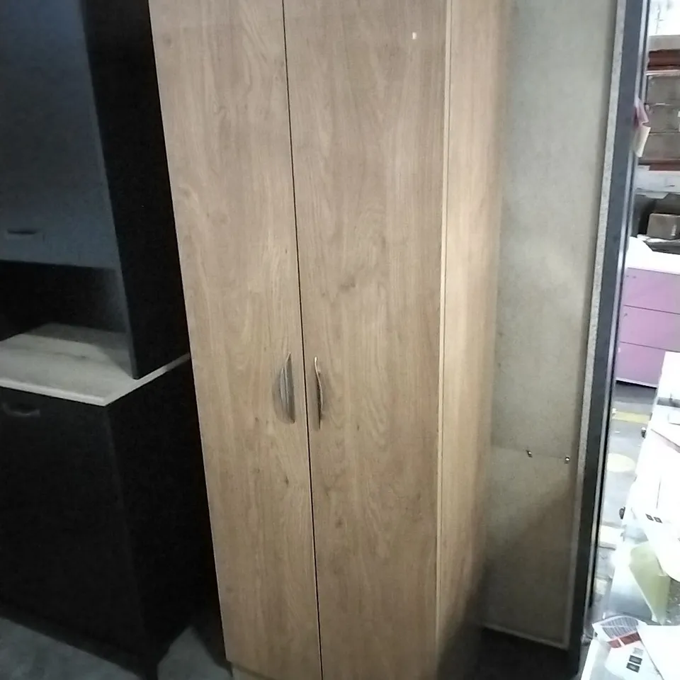 2 DOOR WOODEN CUPBOARD
