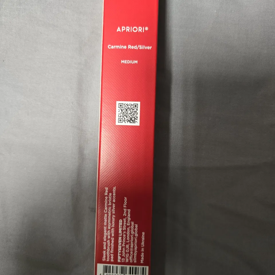 APPROXIMATELY 76 PCS APRIORI TOOTHBRUSH – CARMINE RED/SILVER (MEDIUM)