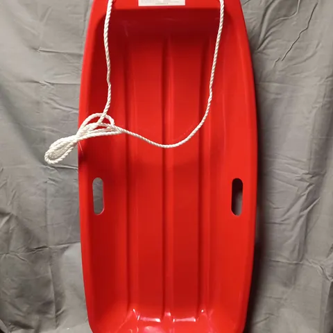 LARGE SLEDGE WITH ROPE IN RED