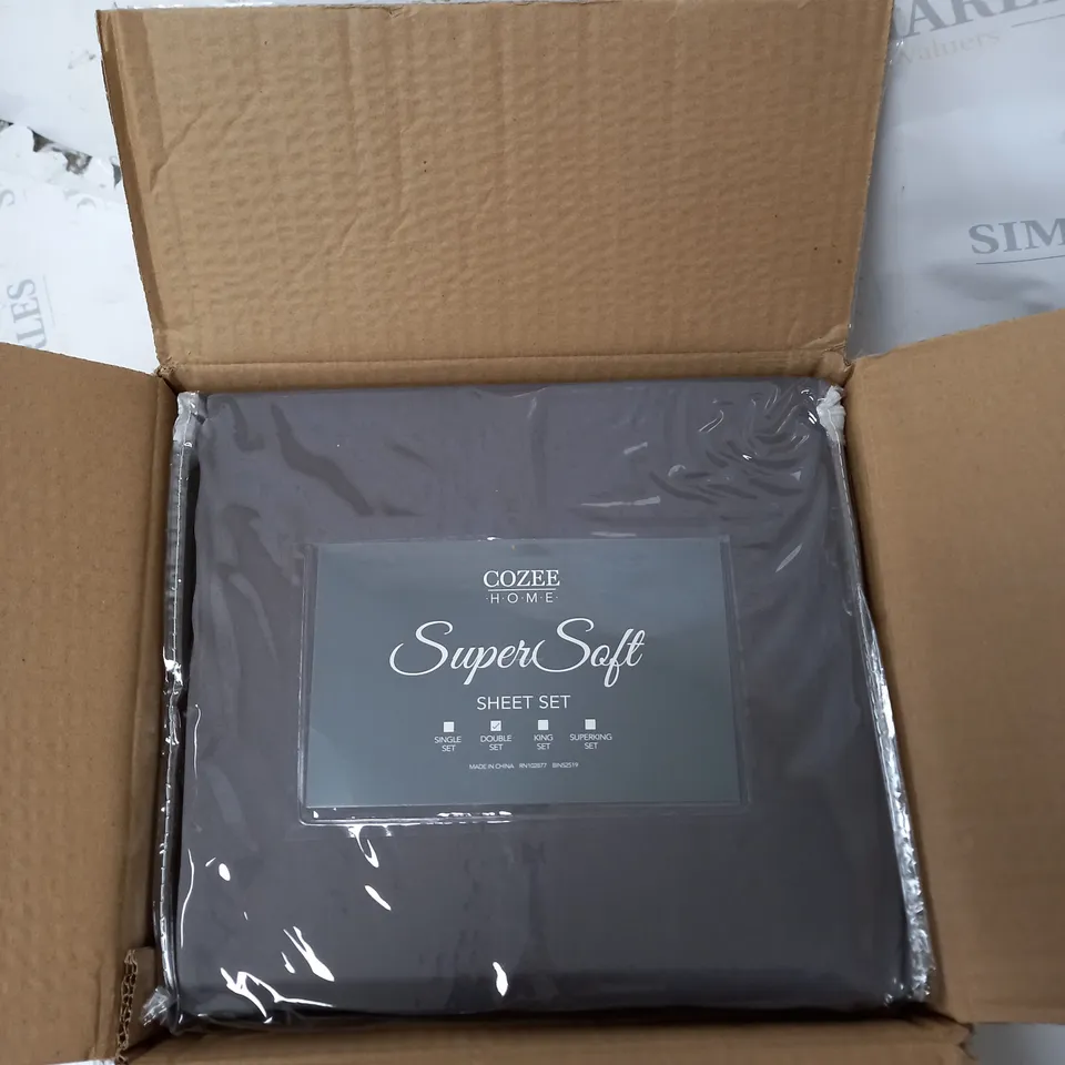 COZEE HOME SUPER SOFT DOUBLE BED SET 