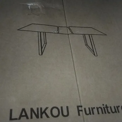 BOXED LANKOU EXTENDABLE DINING TABLE