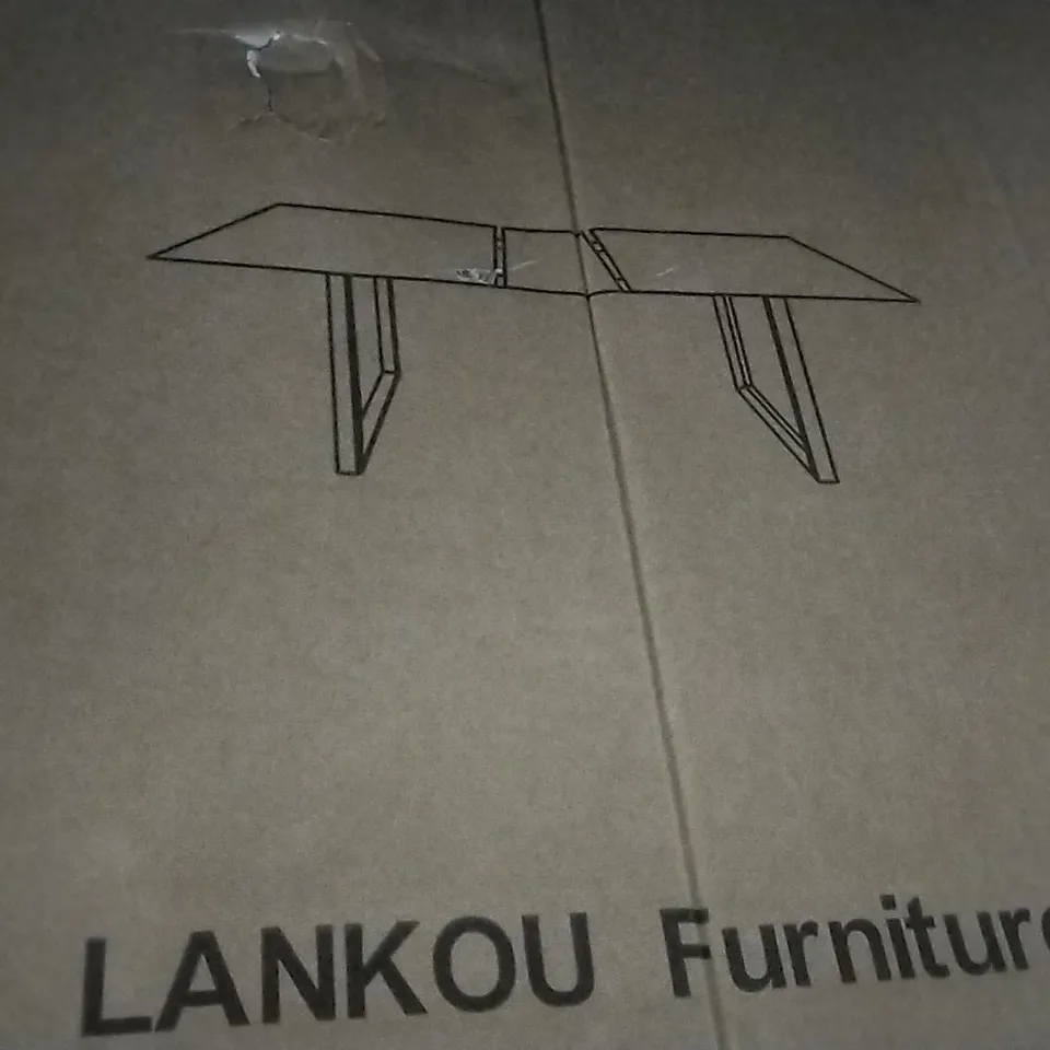 BOXED LANKOU EXTENDABLE DINING TABLE 