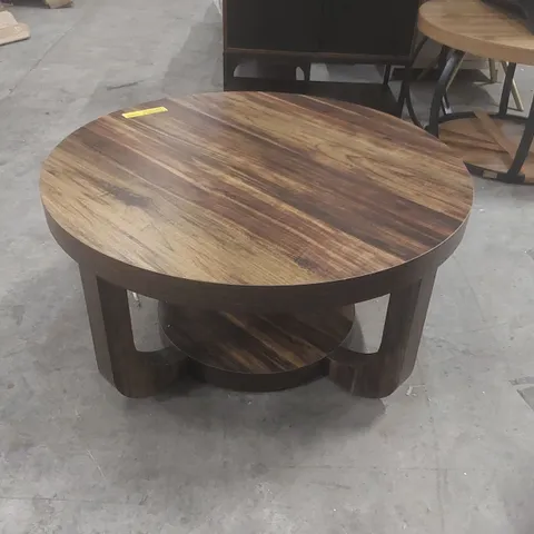 FLOOR SHELF COFFEE TABLE WITH STORAGE