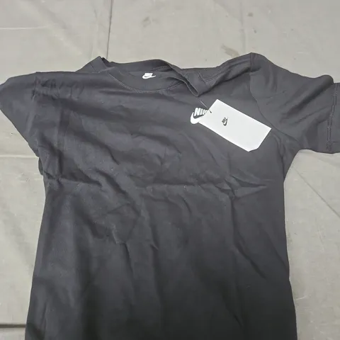 NIKE S/LOGO TEE β KIDS, BLACK (LG)