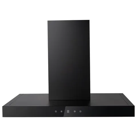 BOXED ELECTRIQ 60CM TOUCH CONTROL SLIMLINE CHIMNEY HOOD - BLACK