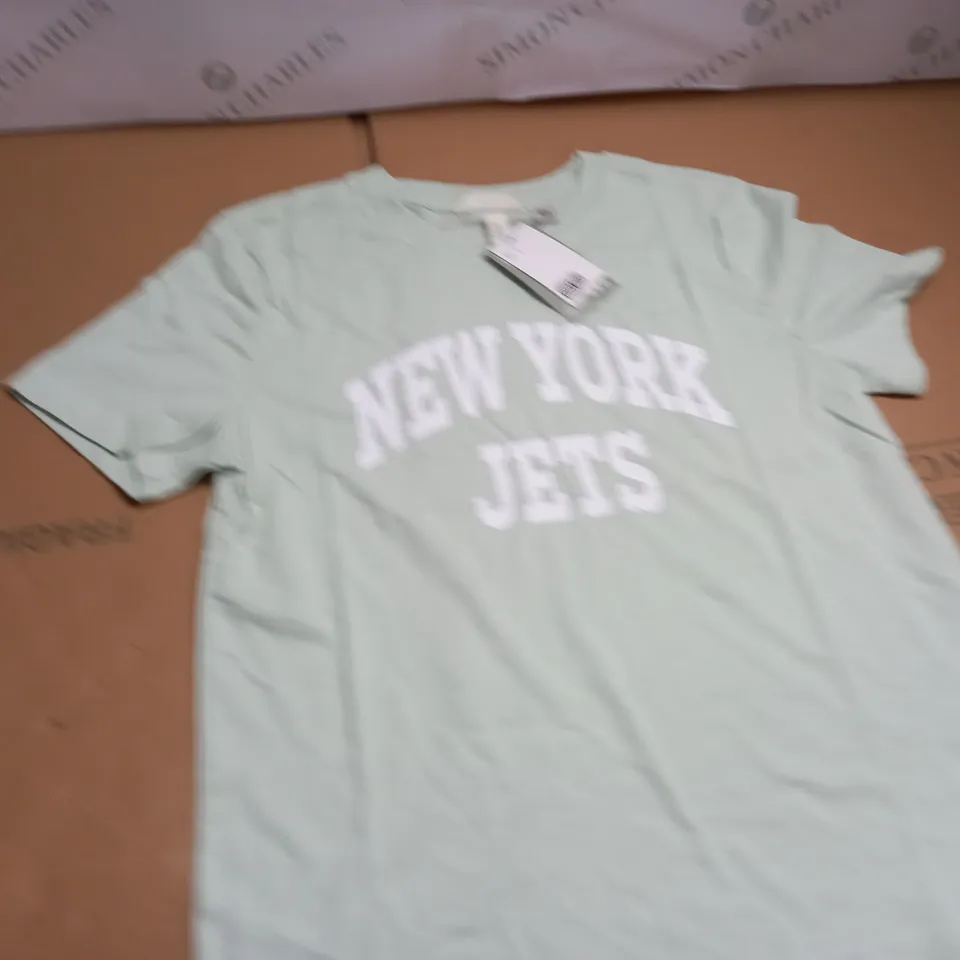 MINT GREEN NEW YORK JETS T-SHIRT - EUR S