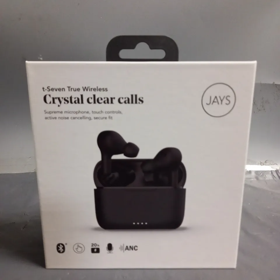 5 BOXED AND SEALED JAYS t-SEVEN TRUE WIRELESS EARBUDS (T7TW01)