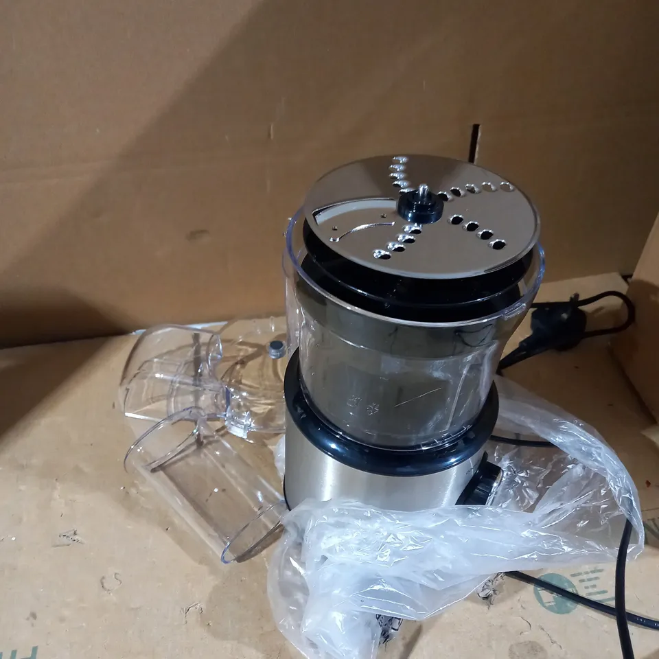 COOK'S ESSENTIALS 400ML COMPACT DOUBLE BLADE FOOD PROCESSOR