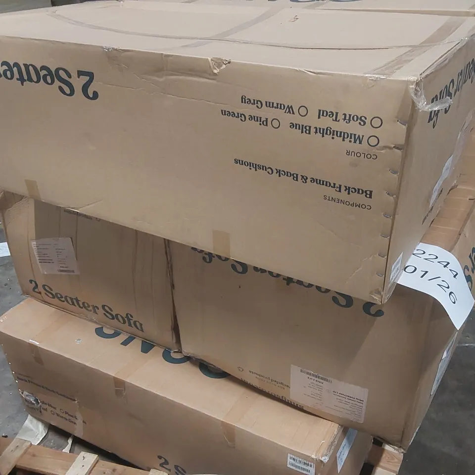 PALLET CONTAINING 6x BOXES OF SNUG SOFA PARTS 