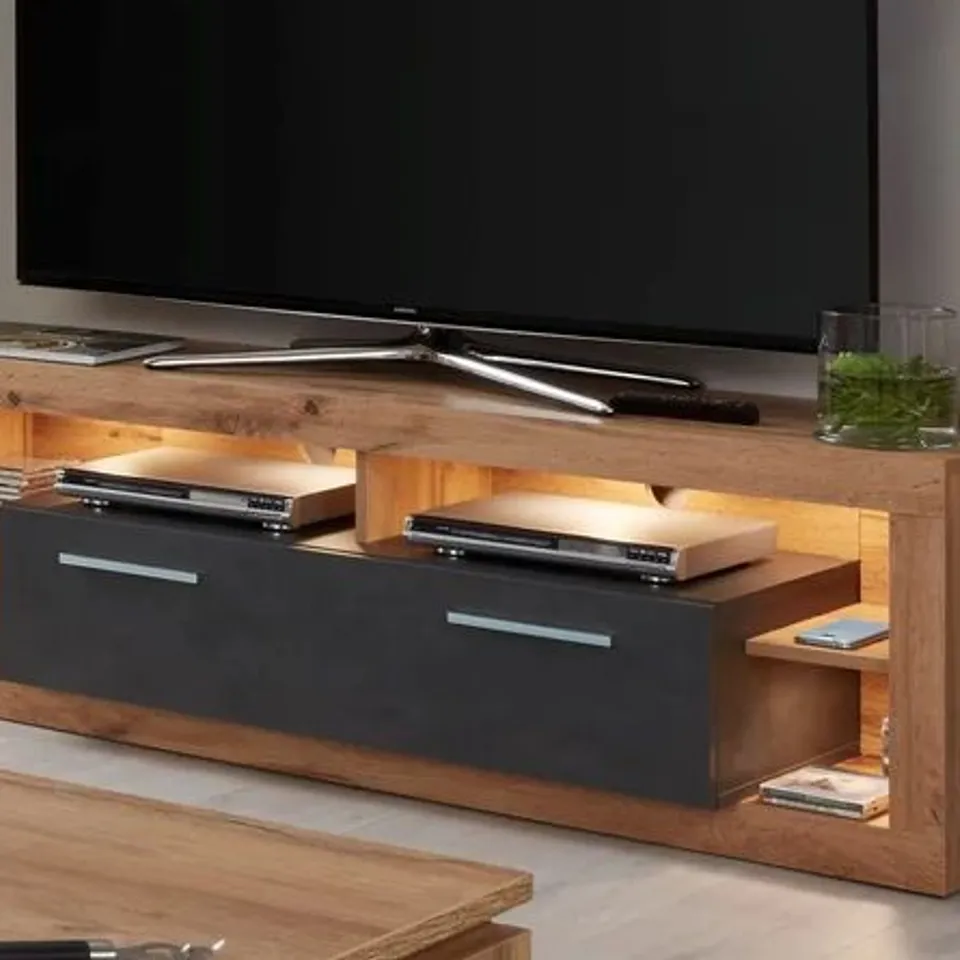 TV STAND FOR TVS UP TO 65" COLOUR OAK 