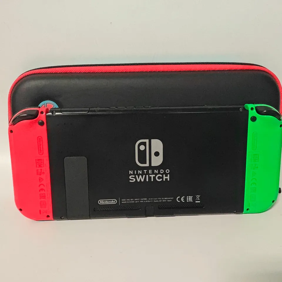 NINTENDO SWITCH HANDHELD CONSOLE WITH CARRY CASE - HAC-001