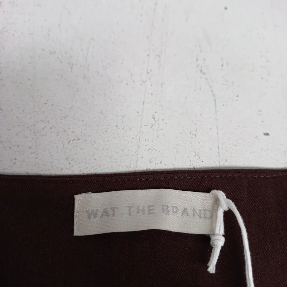 WAT THE BRAND BOXY CAMI TOP – CHOCOLATE, XXS