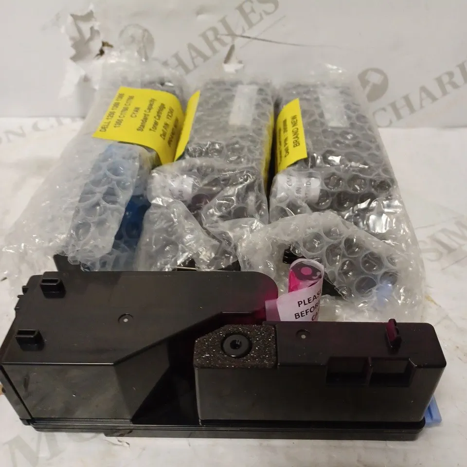 LOT OF APPROX 20 DELL MAGENTA TONER CARTRIDGES