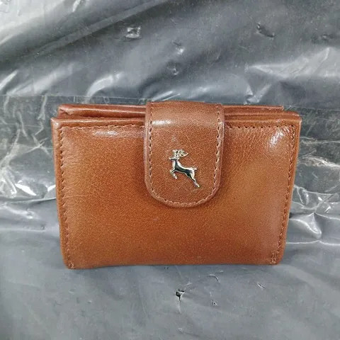 ASHWOOD BROWN LEATHER PURSE 