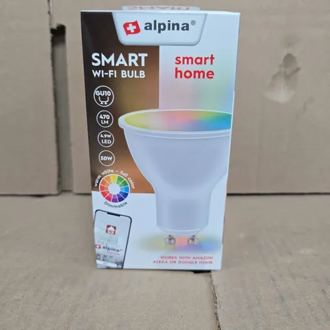 LARGE QUANTITY OF ALPINA SMART HOME SMART WI-FI BULBS (APPROX 60) - COLLECTION ONLY