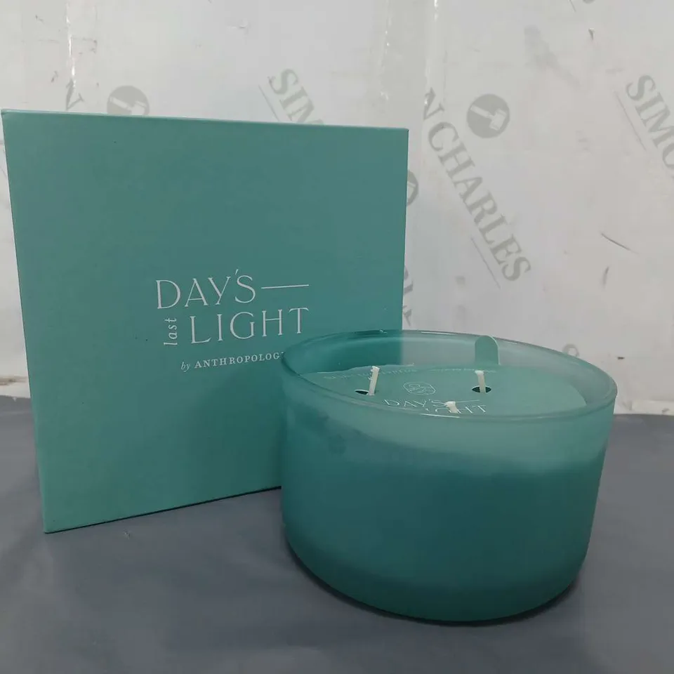 BOXED ANTHROPOLOGIE LAST DAY'S LIGHT SCENTED CANDLE