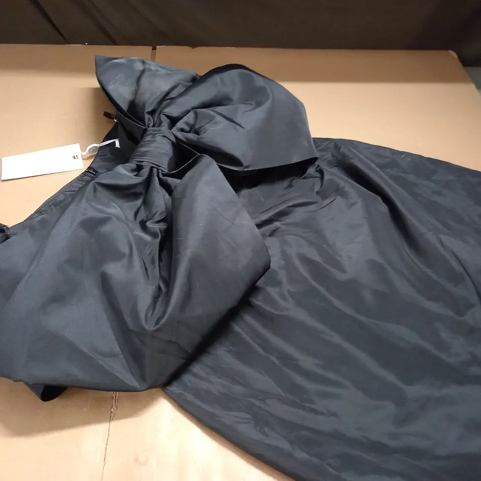 FOREVER UNIQUE TAFFETA MINI DRESS WITH BOW DETAIL - UK 16