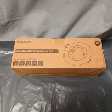 VIVA DOWNLIGHTS MOUNTING FRAME – 10‑SET (BOXED). SEALED