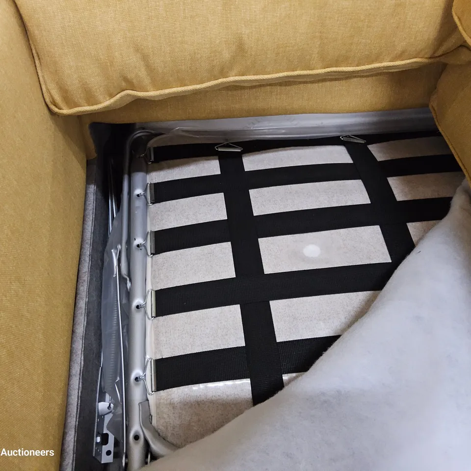 DESIGNER THE ELMLEY MARIGOLD FABRIC METAL ACTION SOFA BED 