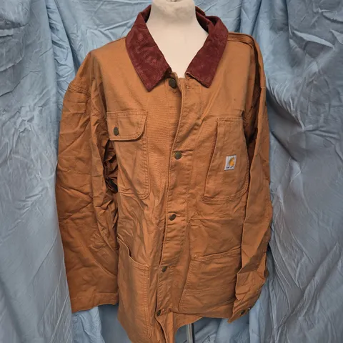 CARHARTT RUGGED DUCK CHORE COAT – LOOSE FIT, SIZE L