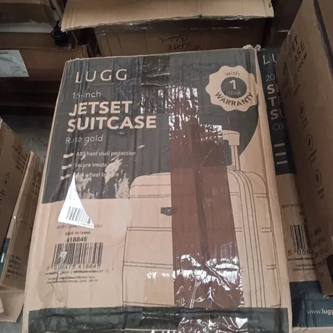 BOXED LUGG TRAVEL SUITCASE