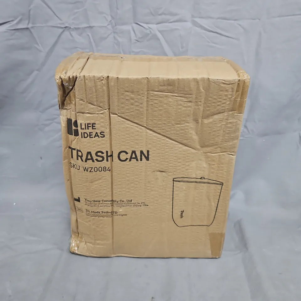 LIFE IDEAS TRASH CAN – BOXED