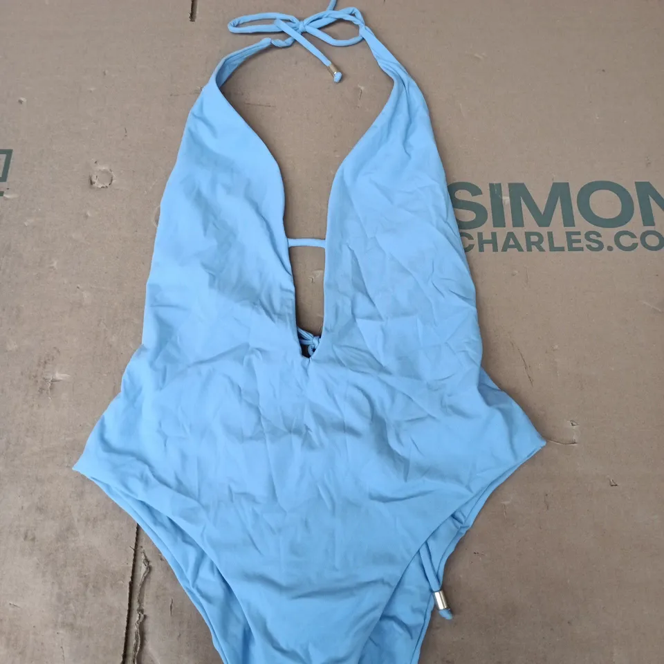TALA TIE-BACK SWIMSUIT – IRIS BLUE – UK SIZE MEDIUM