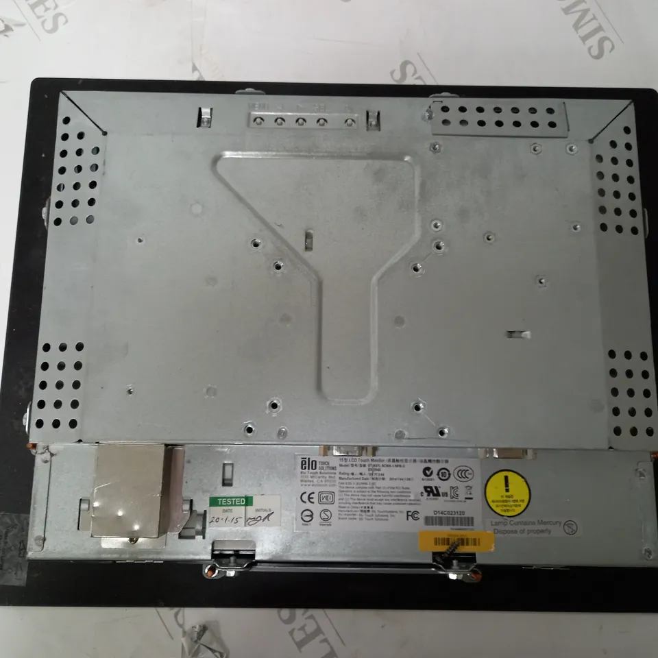 ELO TOUCHSYSTEMS 15" TOUCHSCREEN MONITOR ET1537L