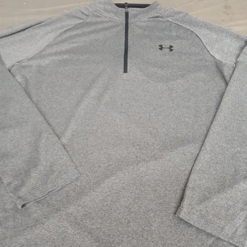 UNDER ARMOUR 1/4 ZIP LONG SLEEVE TOP - SIZE LARGE