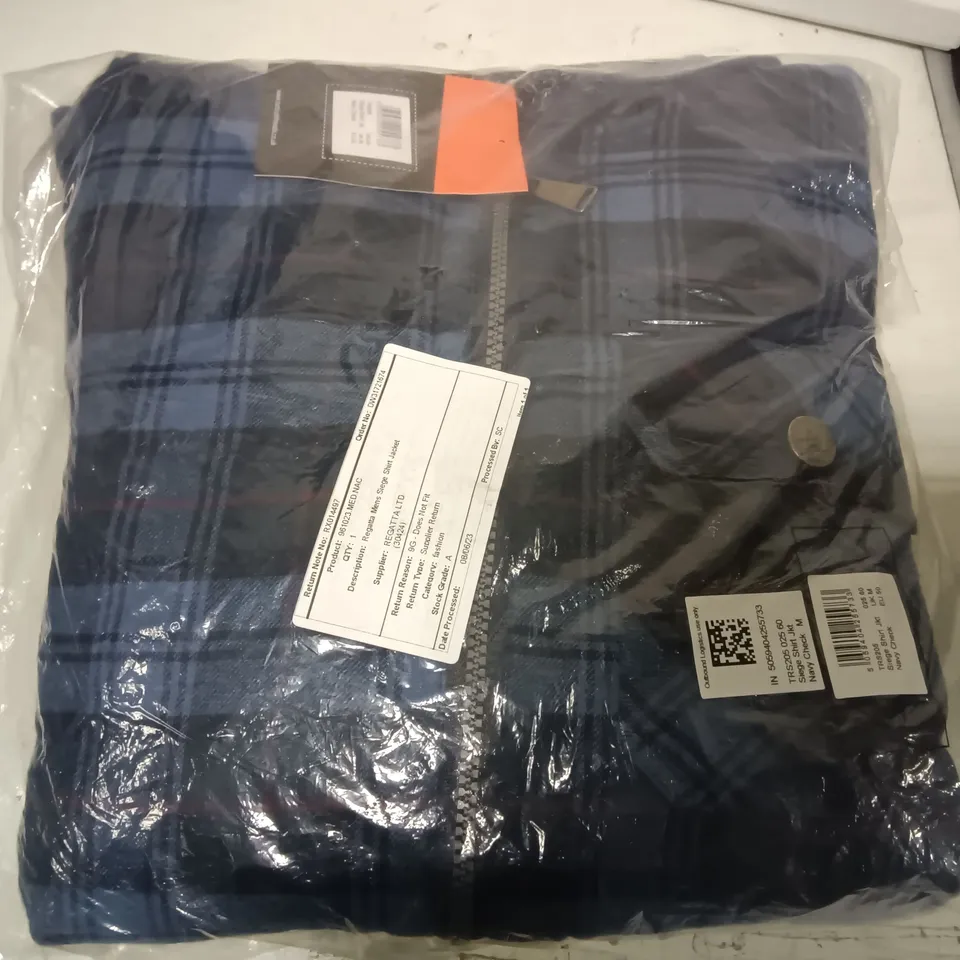 BAGGED REGATTA MENS SIEGE SHIRT JACKET - UK M