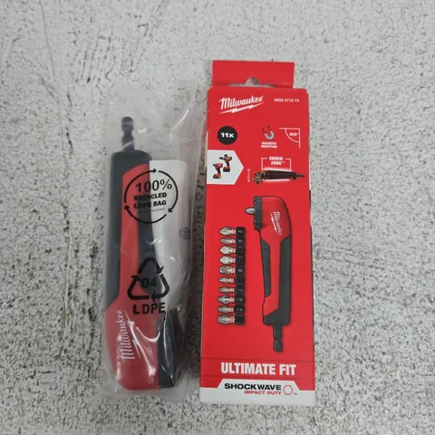 MILWAUKEE ULTIMATE FIT SHOCKWAVE 11‑PIECE BIT SET